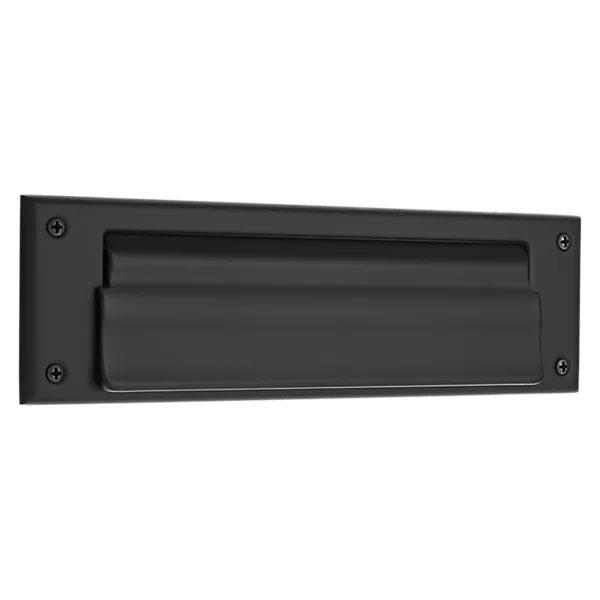 detail image for Baldwin 0015 190 Letter Box Plate Satin Black
