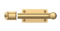 Baldwin 0345 044 Heavy Duty Dutch Door Bolt, Lifetime (PVD) Satin Brass
