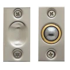 Baldwin 0425.031 Adjustable Ball Catch Non-Lacquered Brass
