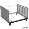 Bilco JD-2AL Type J-DAL - Double Leaf - Floor Access Door - Drainage Channel Frame - 48" x 48" - 300 PSF - Aluminum