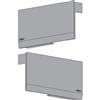 Blum BP22K8000NARL-LG Cover Cap Set, Blum Aventos HK-Top Lift System - Light Gray Finish