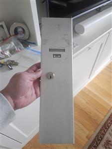 Bommer F5770-D-628 Door only for  5770 Series Vertical Mailbox, Size D, Clear Anodized finish