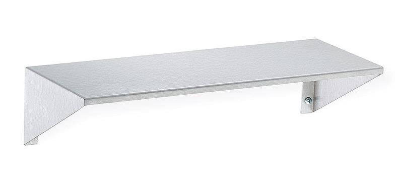 detail image for Bradley 755-016000 Stainless Steel Shelf, Surface Mount, 16W x 5D
