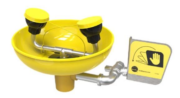 detail image for Bradley S19-222 Wall-Mounted Eyewash, Plastic Bowl