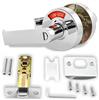 Indicator Lock C5FP-L Door Lock with Indicator in Polished Chrome - Left-Handed