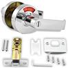 Indicator Lock C5FP-R Door Lock with Indicator in Polished Chrome - Right-Handed