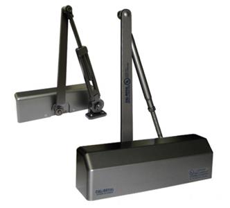 Cal-Royal 300PBFCOV DURO 300 Series Grade 1 Adjustable Size 1-4 Door Closer with Full Cover, Dark Bronze Painted Finish