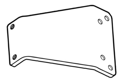 detail image for Cal-Royal 904 L1 Parallel Arm Drop Bracket for Non-Hold Open Parallel Arm Applications, Luma Black Finish