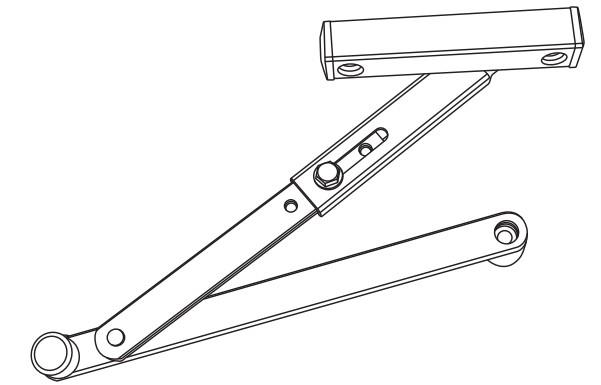 detail image for Cal-Royal RHDSA-SS ALUM Cushion Heavy Duty Stop Spring Arm with Spring Shoe, Aluminum Finish