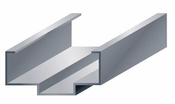 Ceco F002067 Unequal Rabbet Frame, 16 Gauge, Cold Rolled Steel, 8-3/4" Frame Depth, 7-3/4" Frame Throat, Blank Jamb, 7-0 Size, Left Hand