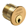 Corbin Russwin 1000-118-A04-6-27B1 611 1-1/8" Mortise Cylinder with 27B1 keyway, Sargent Cam, Bright Bronze