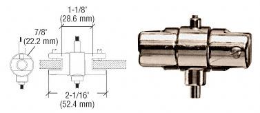 detail image for CRL CB105 Brushed Nickel Adjustable Double Shelf Brackets for the Cable Display System