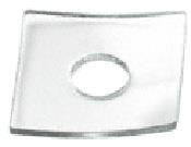 detail image for CRL HW061 Clear 3/4" Square Washer, 10 pack