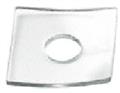 CRL HW061 Clear 3/4" Square Washer, 10 pack