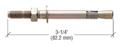 CRL Y12CA 3-1/4" Brass Concrete Anchor