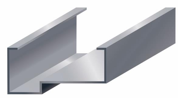 detail image for Curries CF729344 Tack weld lock edge & install double egress rein. channel, 16 Gauge, Cold Rolled Steel, Header, 8-0 Size, 2in, 5-3/4" Frame Depth