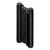 Deltana DASHS4U19 Surface Mounted Double Action Saloon Hinge, 4" Height, for 7/8" Door Thickness, Black Painted