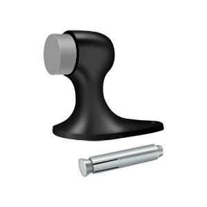 Deltana FDB218 US19 Solid Brass Floor Bumper 2-1/8" Paint Black