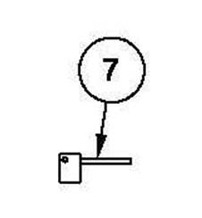 Detex 100450 Hex Key, for Hex Dogging