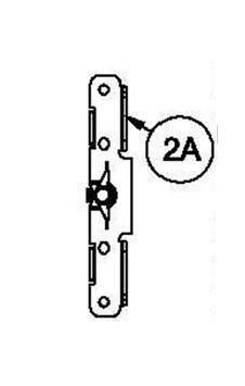 detail image for Detex 100696-1 Mounting Plate, BP2, Narrow Stile