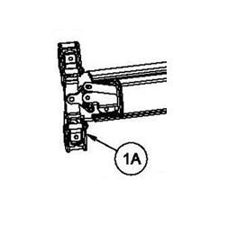 Detex 101463-4 Centercase Assembly, Left Handed Reversible, Wide Stile, 20 Series