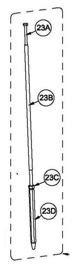 detail image for Detex 101567 Bottom Rod Assembly