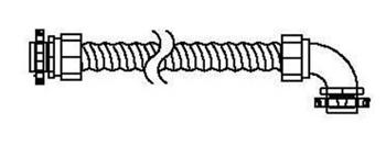 Detex 101901-5 Armored Cable Kit, 10ft