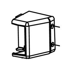 Detex 103641-1 Endcap Cover