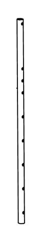 detail image for Detex 104187 Outer Top Rod, 7' thru 8'