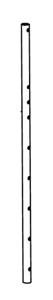 Detex 104187 Outer Top Rod, 7' thru 8'