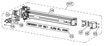 Detex 105431-1 S&R ECL-230X Core Assembly, Single Point