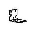 detail image for Detex 105982-1 Bottom Bolt Mounting Bracket, Right Handed Reversible