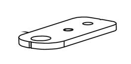 detail image for Detex 106093 Mullion Base Affixment Plate