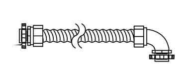 detail image for Detex FC10W Weatherized Armored Cable, 10ft