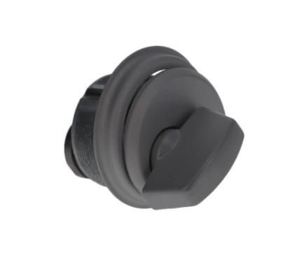 detail image for Door Controls ZCTT-AL 1" Zinc Cylinder Thumbturn, Clear, each