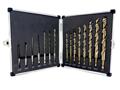 Drill America COHEX15-SET 15 Piece Cobalt Quick Change Hex Shank Drill Bit Set