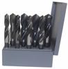 Drill America D/A1008-SET 9/16-1x16ths 8 Piece HSS Reduced Shank Drill Bit Set