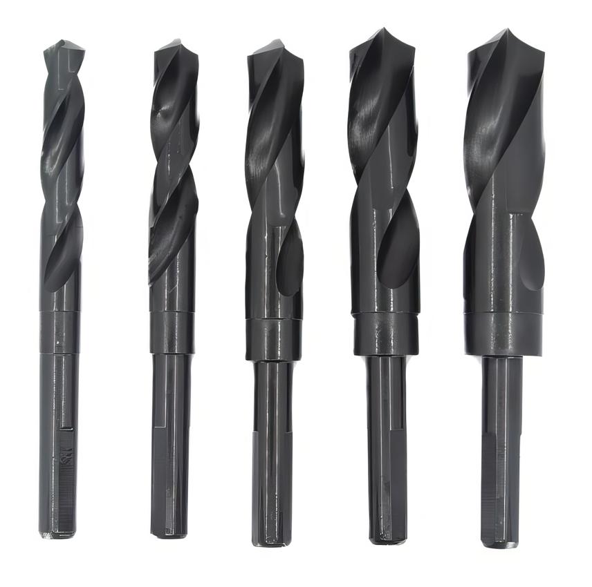detail image for Drill America DWD20-24MM-SET 20.00mm - 24.00mm 5 Piece HSS Reduced Shank Drill Bit Set Plastic Case Pouch