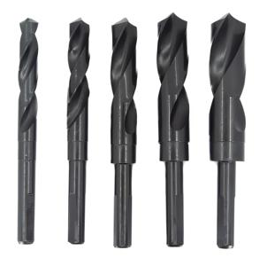 Drill America DWD20-24MM-SET 20.00mm - 24.00mm 5 Piece HSS Reduced Shank Drill Bit Set Plastic Case Pouch