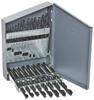 Drill America DWD21J-TN-SET 1/16-3/8x64ths 21 Piece Tin Coated Drill Bit Set