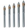 Drill America DWDGD-SET 1/8 - 3/8 5 Piece Carbide Tipped Glass & Tile Drill Bit