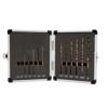Drill America GSC13J-PC 13 Piece Cobalt Stepped Drill Set in Aluminum Case (1/16 - 1/4 X 64ths, Less Than 1/8 No Step Point)