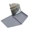 Drill America KFD13J-SET 1/16 - 1/4 HSS Black & Gold Jobber Drill Bit Set Metal Case 13 Pieces (1/64 Increments)