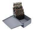 Drill America KFD15J-SET 1/16-1/2x32nds 15 Piece Black & Gold Drill Bit Set