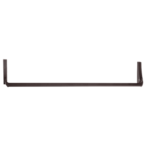 Dor-O-Matic 1993NL/HB 44IN P13 Concealed Vertical Rod Crossbar Exit Device, 44", Night Latch/Hold Back, with Rim Cylinder & 9970 Pull, Dark Bronze Aluminum