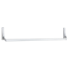 Dor-O-Matic 1993NL/HB 44IN P28 Concealed Vertical Rod Crossbar Exit Device, 44", Night Latch/Hold Back, with Rim Cylinder & 9970 Pull, Satin Aluminum Clear Anodized