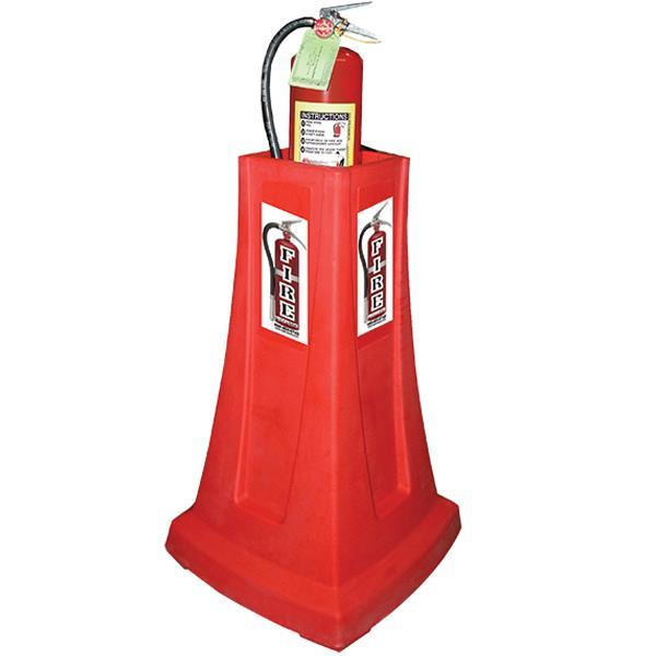 detail image for Firemate LJFES Portable Fire Extinguisher Stand, Plastic, 34" Height