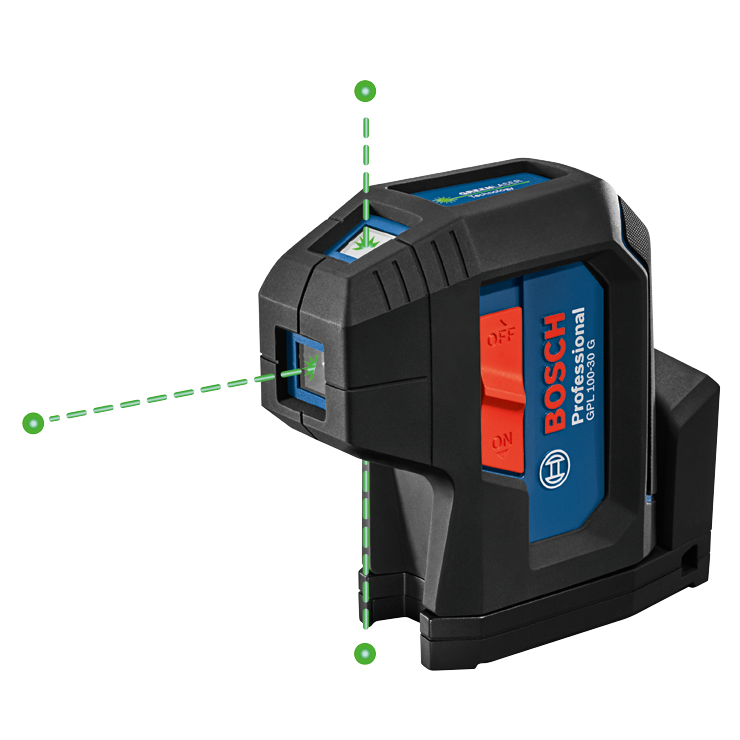 detail image for Bosch GPL100-30G 3-Point Laser Level Retail G