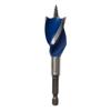 Irwin 1866036 Speedbor, Tri-Flute Wood Drill Bit, 7/8" x 4"