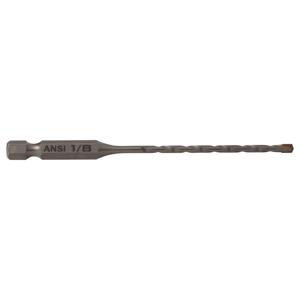 Irwin 1870541 Impact Performance Series, Masonry Drill Bit, 1/8" x 4"